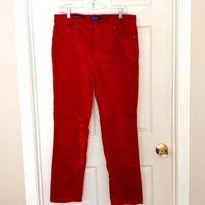 Talbots high waist straight leg corduroy pants